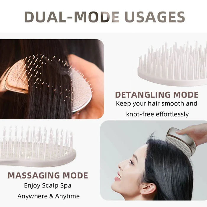 BelleHair Electric Detangling Brush & Hair Straightener